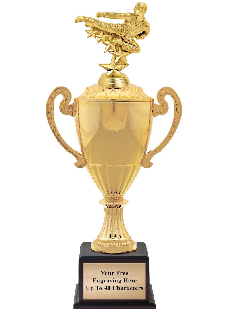 16 3/4" SOVEREIGN CUP W/FIGURE