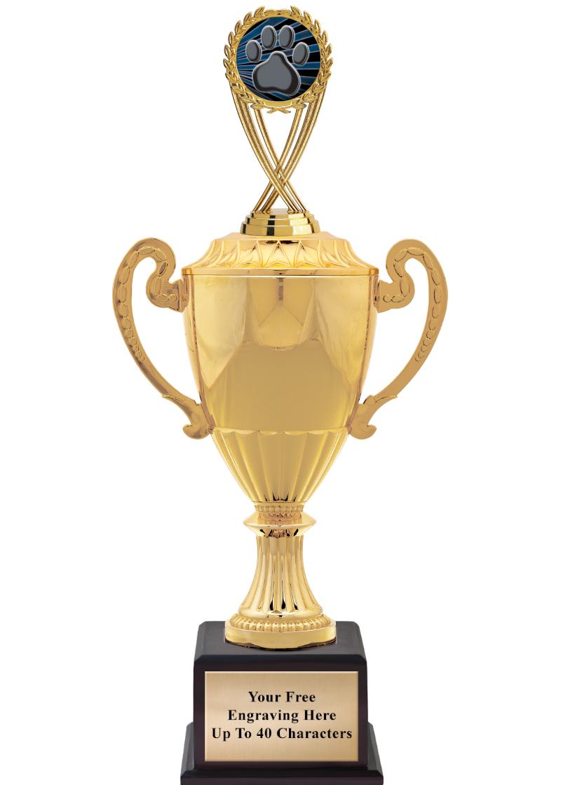 16 3/4" SOVEREIGN CUP W/FIGURE