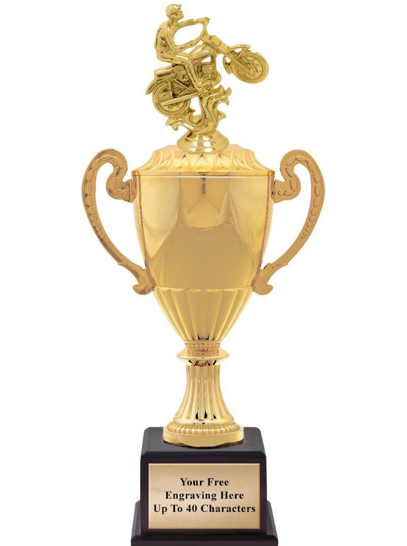 16 3/4" SOVEREIGN CUP W/FIGURE