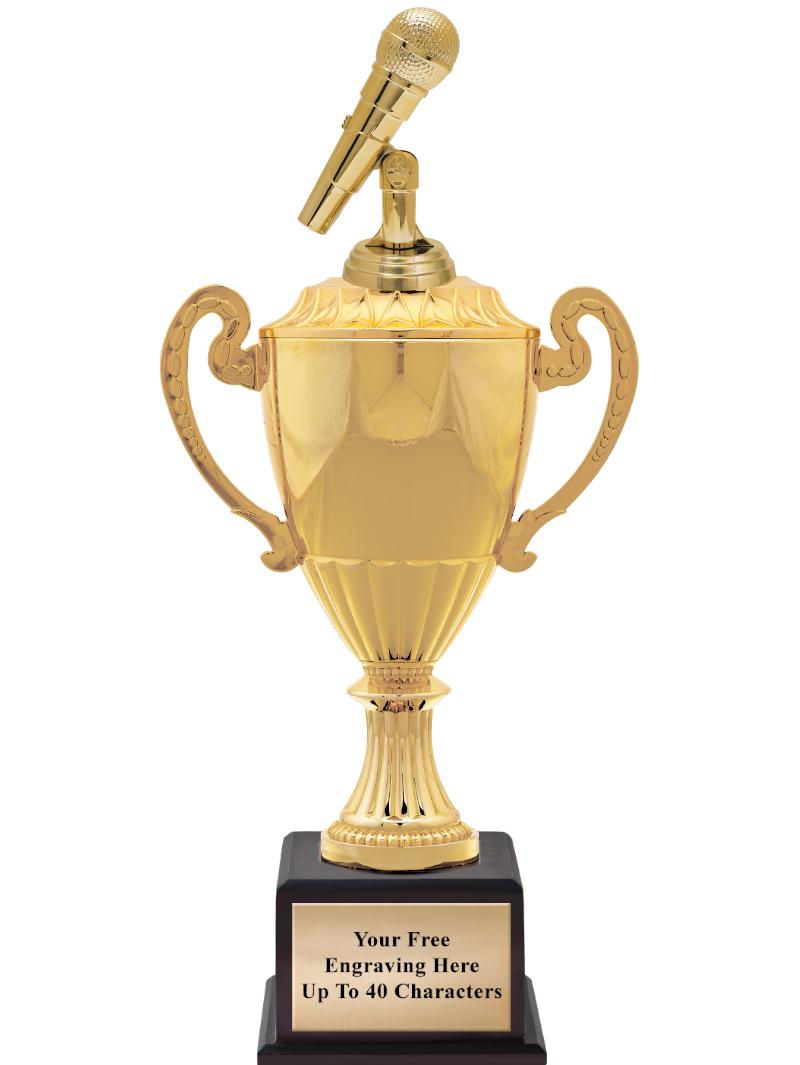 16 3/4" SOVEREIGN CUP W/FIGURE