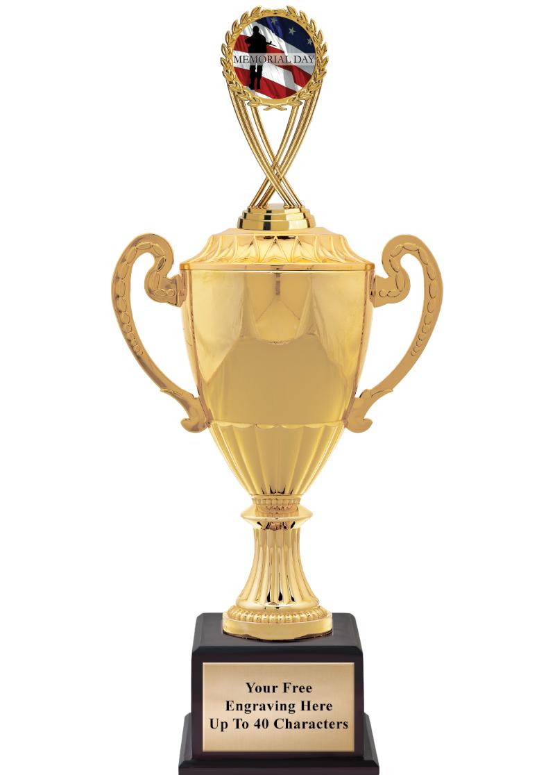 16 3/4" SOVEREIGN CUP W/FIGURE