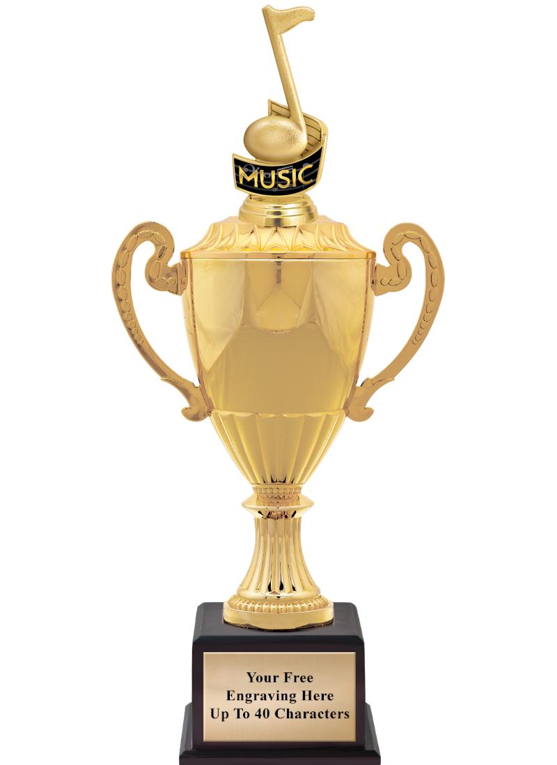 16 3/4" SOVEREIGN CUP W/FIGURE