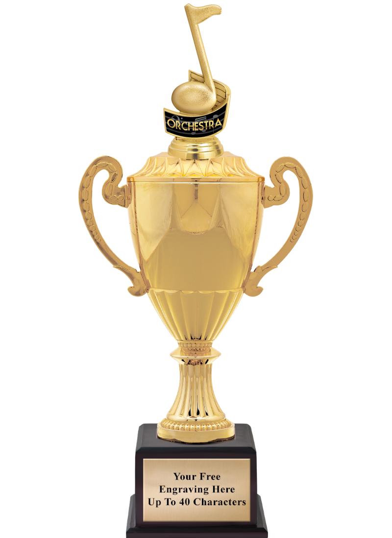 16 3/4" SOVEREIGN CUP W/FIGURE