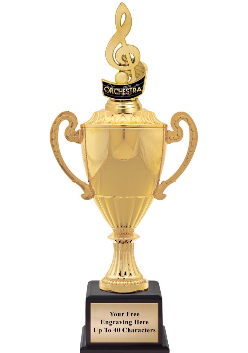 16 3/4" SOVEREIGN CUP W/FIGURE