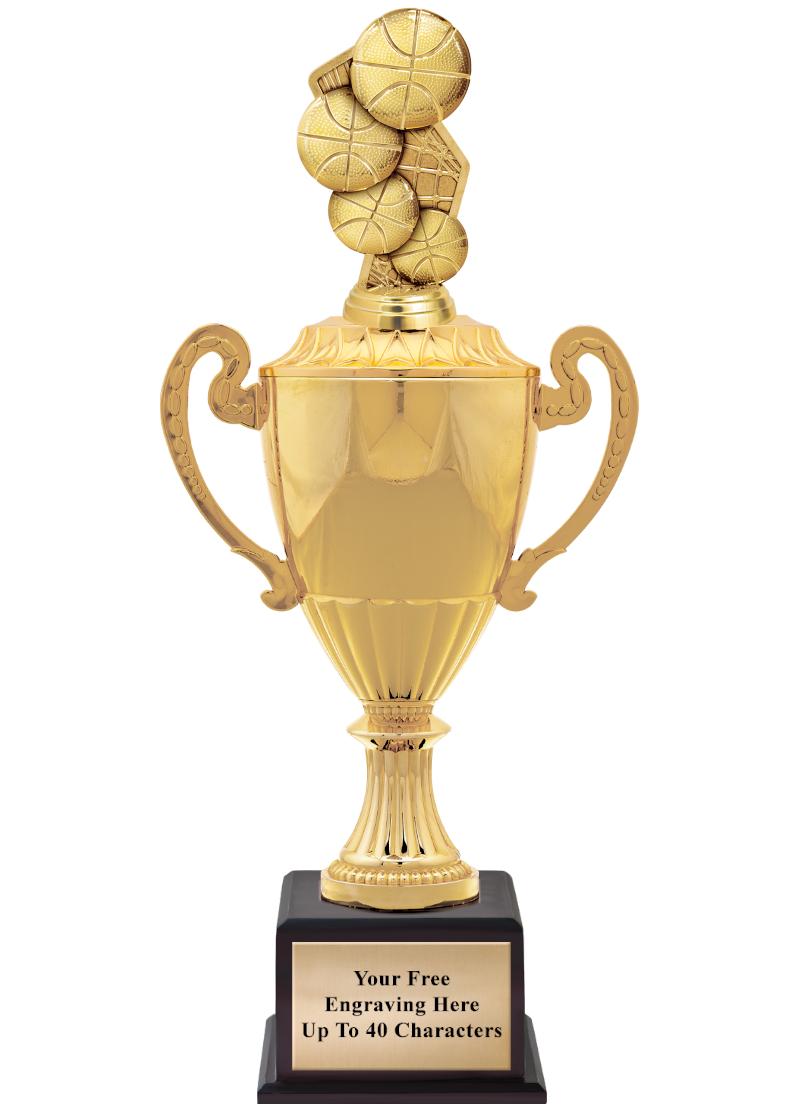 16 3/4" SOVEREIGN CUP W/FIGURE