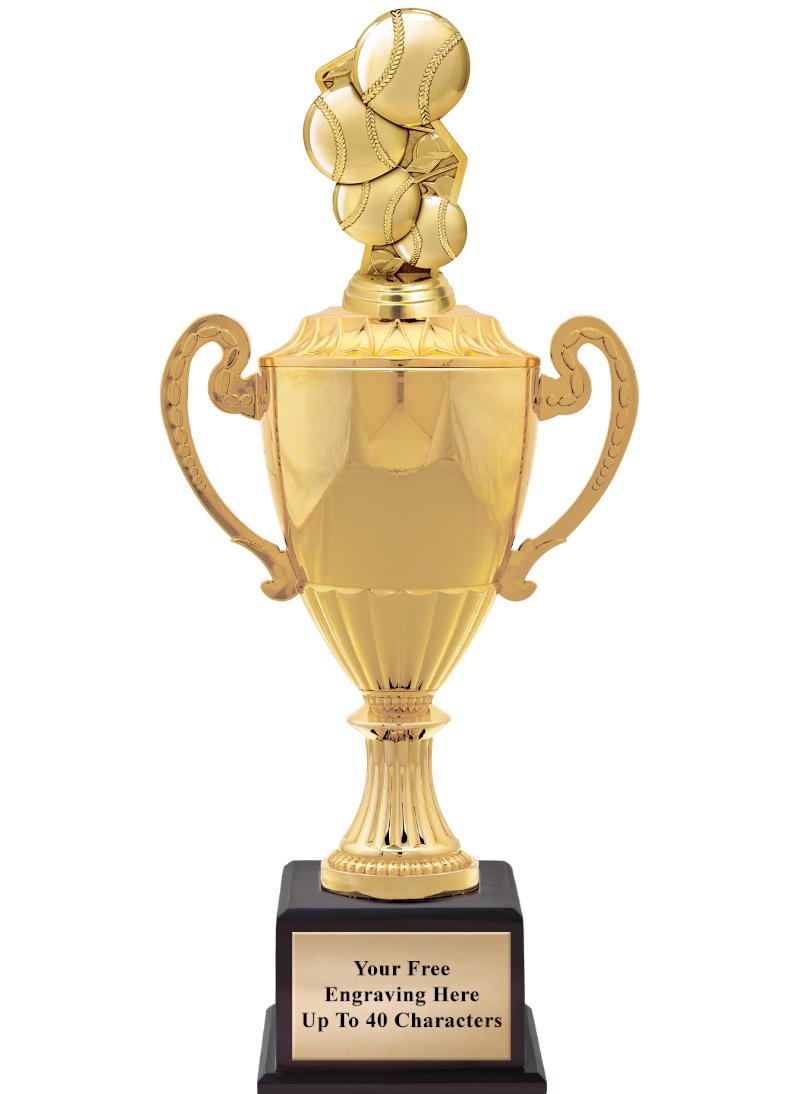 16 3/4" SOVEREIGN CUP W/FIGURE