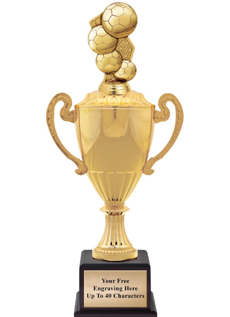 16 3/4" SOVEREIGN CUP W/FIGURE