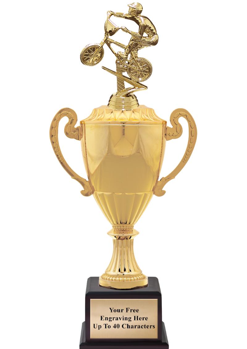 16 3/4" SOVEREIGN CUP W/FIGURE