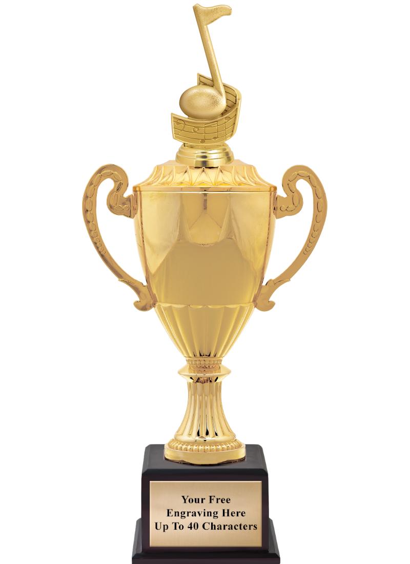 16 3/4" SOVEREIGN CUP W/FIGURE