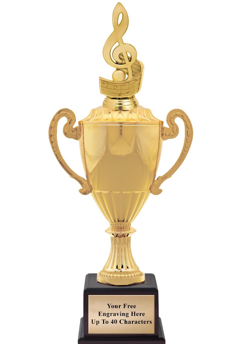 16 3/4" SOVEREIGN CUP W/FIGURE