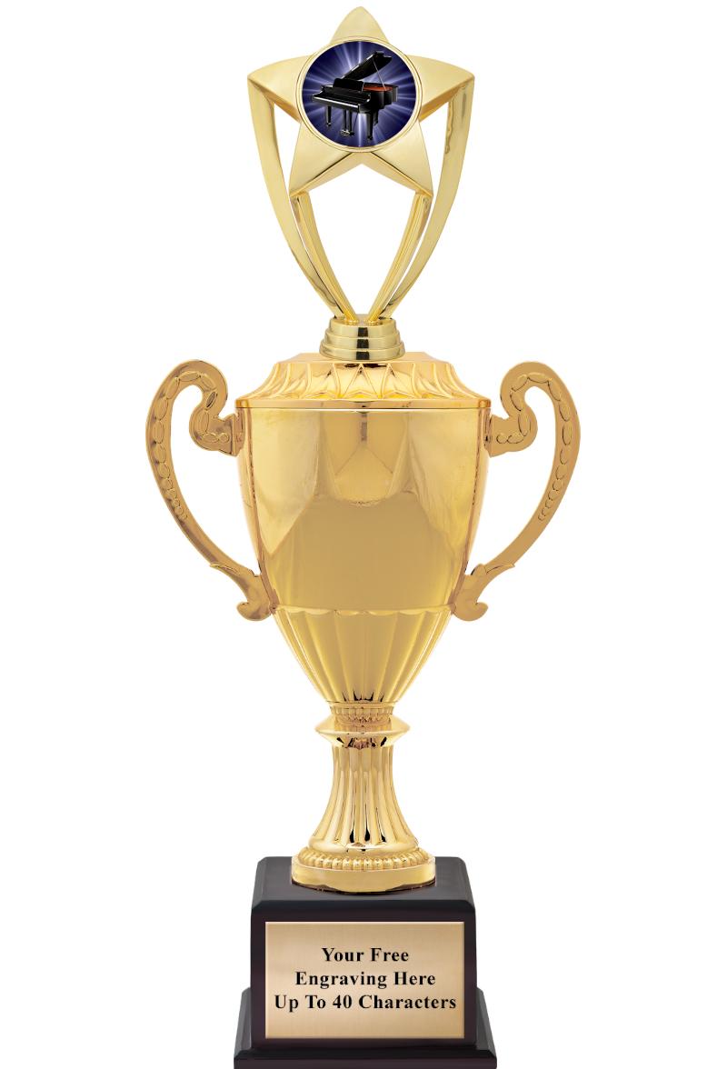 16 3/4" SOVEREIGN CUP W/FIGURE