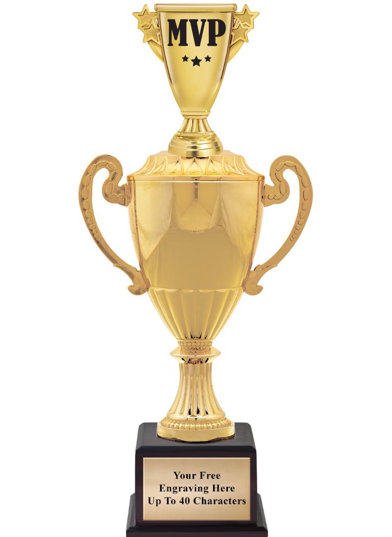 16 3/4" SOVEREIGN CUP W/FIGURE