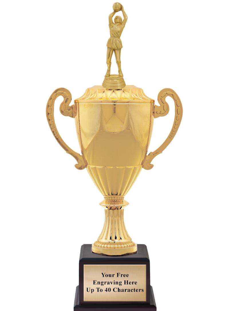 16 3/4" SOVEREIGN CUP W/FIGURE