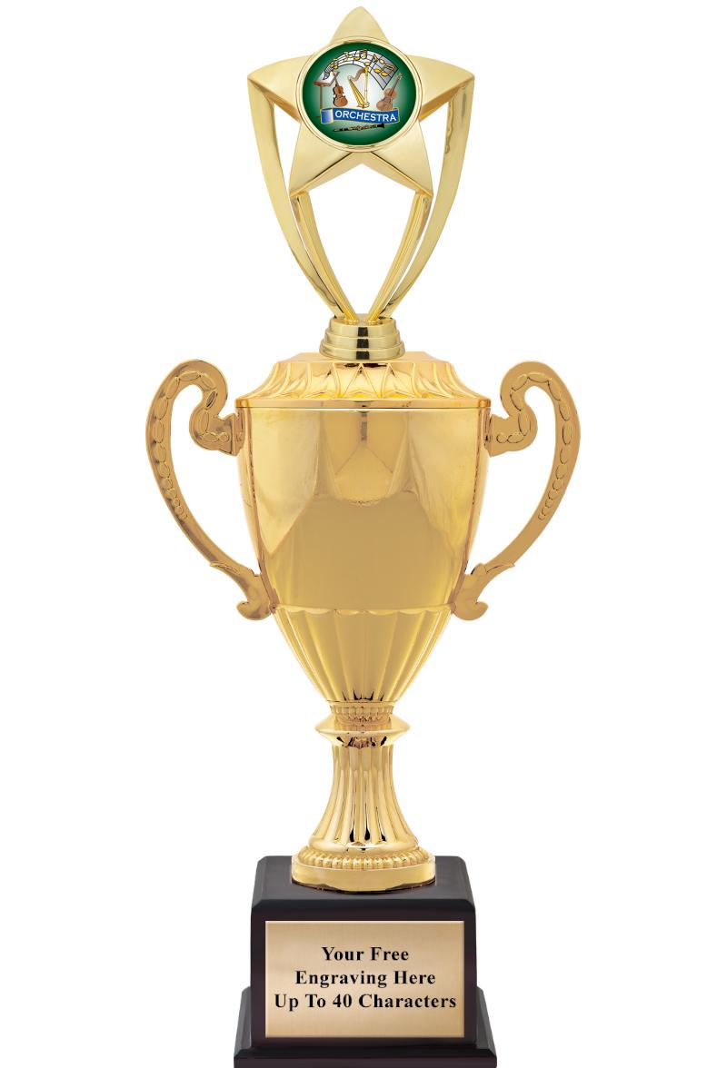 16 3/4" SOVEREIGN CUP W/FIGURE