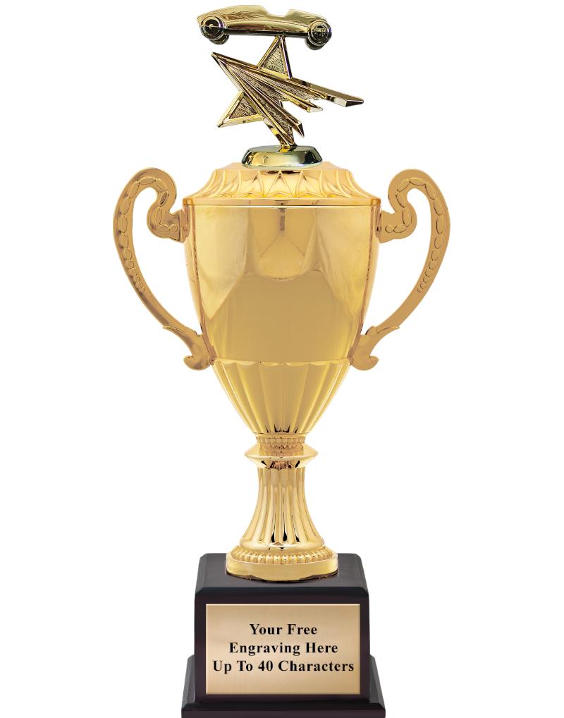 16 3/4" SOVEREIGN CUP W/FIGURE