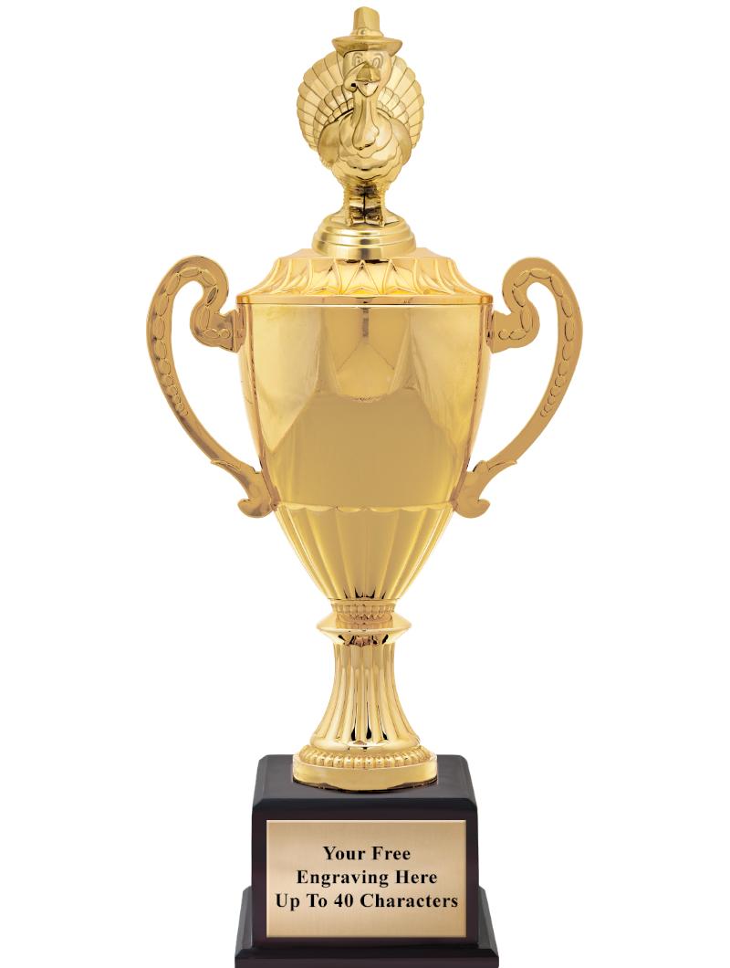 16 3/4" SOVEREIGN CUP W/FIGURE