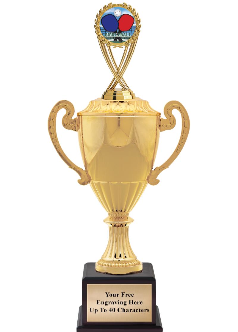 16 3/4" SOVEREIGN CUP W/FIGURE