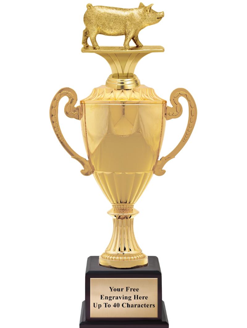 16 3/4" SOVEREIGN CUP W/FIGURE