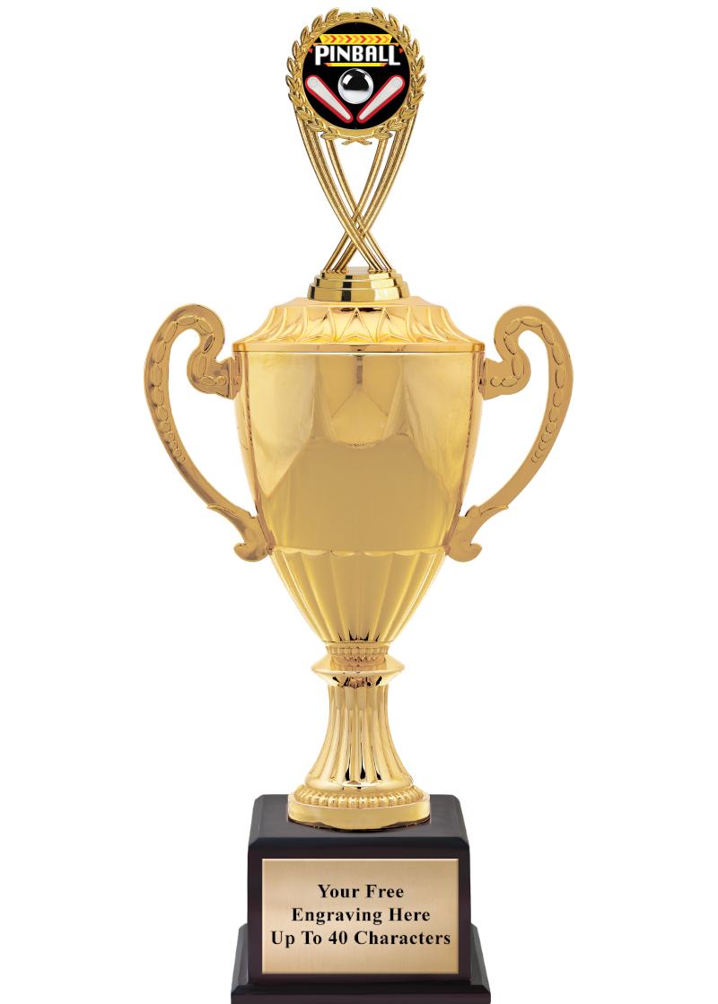 16 3/4" SOVEREIGN CUP W/FIGURE