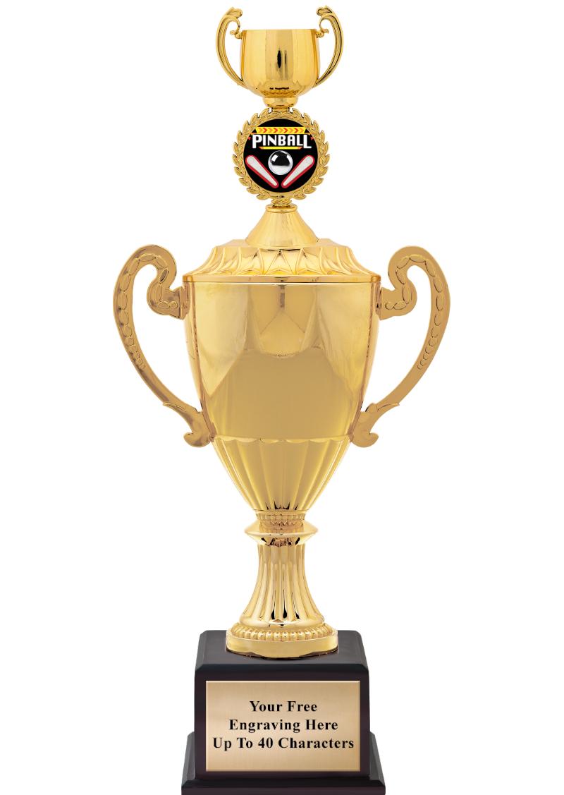 16 3/4" SOVEREIGN CUP W/FIGURE