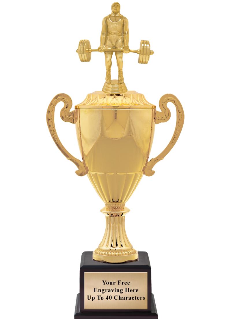 16 3/4" SOVEREIGN CUP W/FIGURE