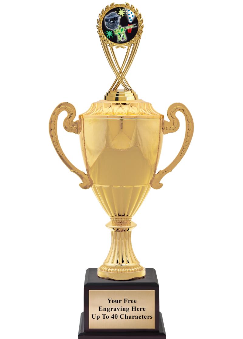 16 3/4" SOVEREIGN CUP W/FIGURE