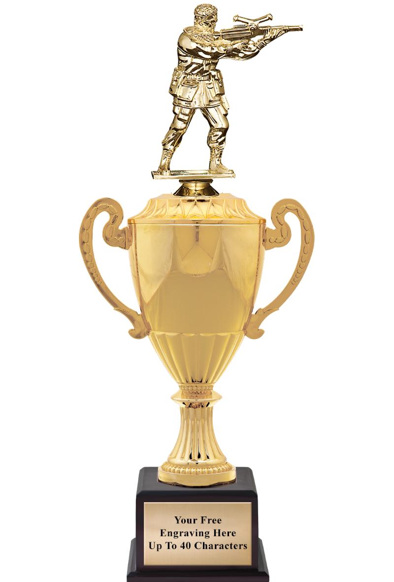 16 3/4" SOVEREIGN CUP W/FIGURE