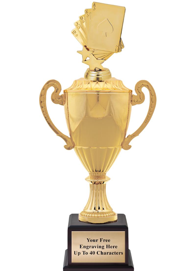 16 3/4" SOVEREIGN CUP W/FIGURE