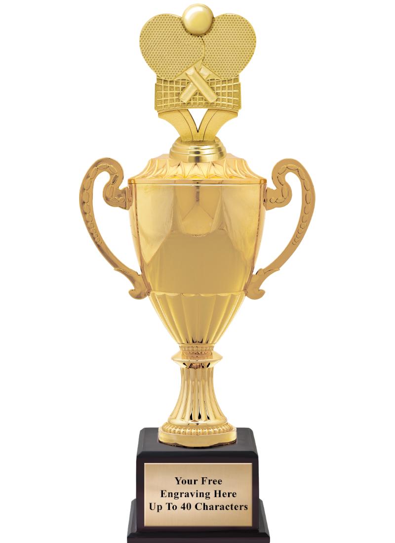 16 3/4" SOVEREIGN CUP W/FIGURE