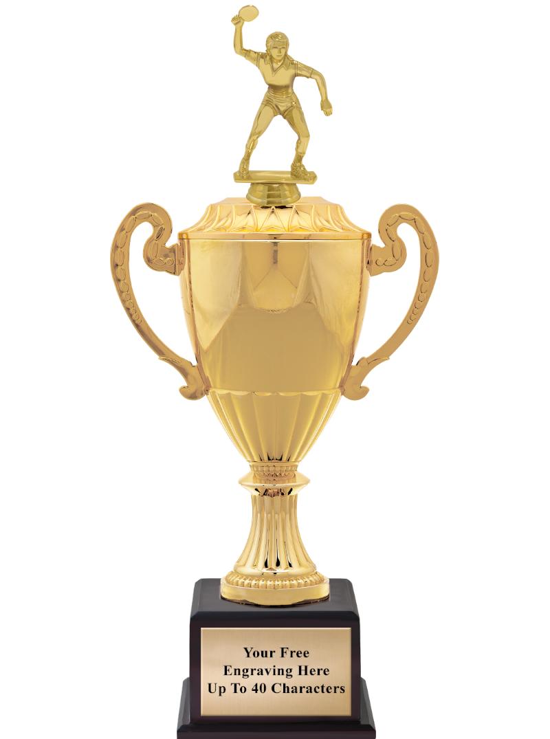 16 3/4" SOVEREIGN CUP W/FIGURE