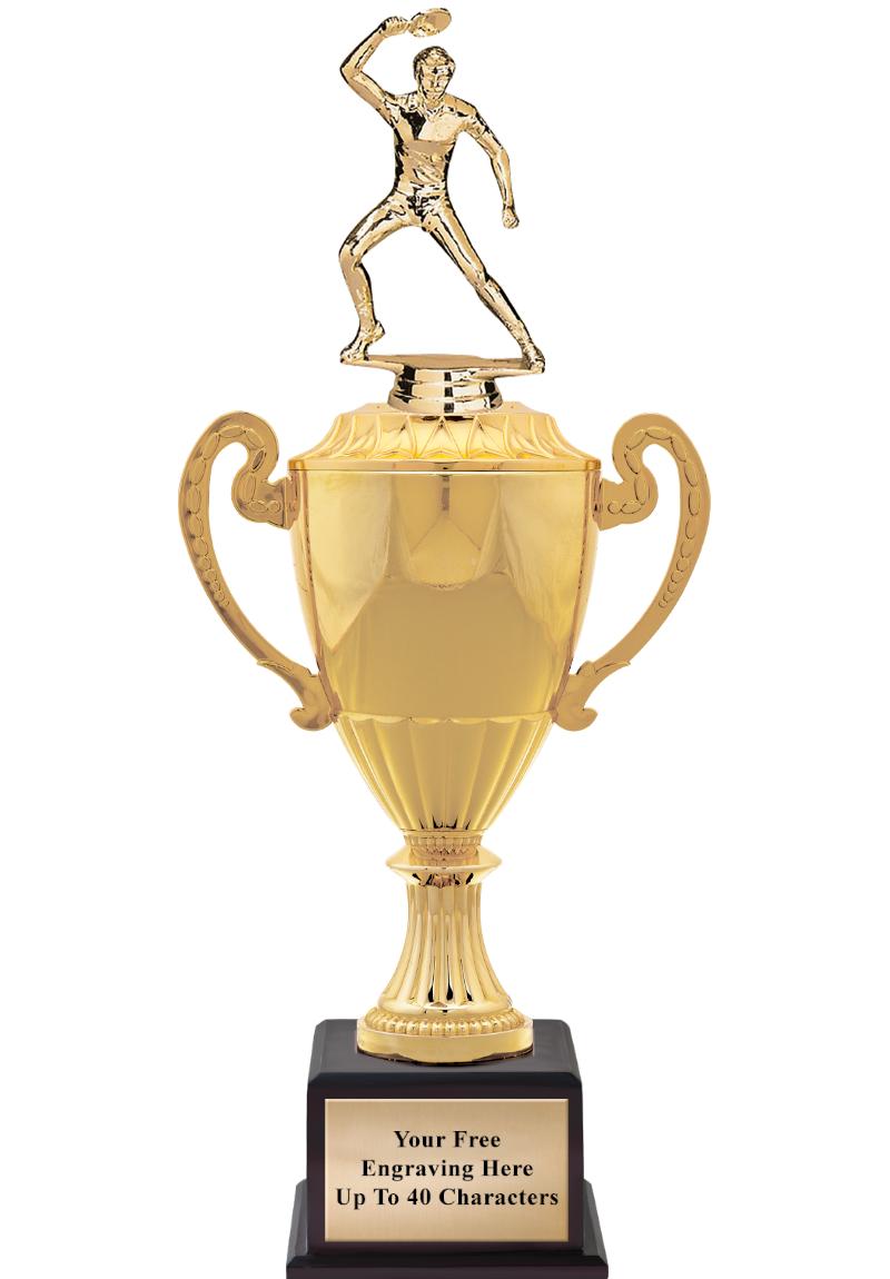 16 3/4" SOVEREIGN CUP W/FIGURE