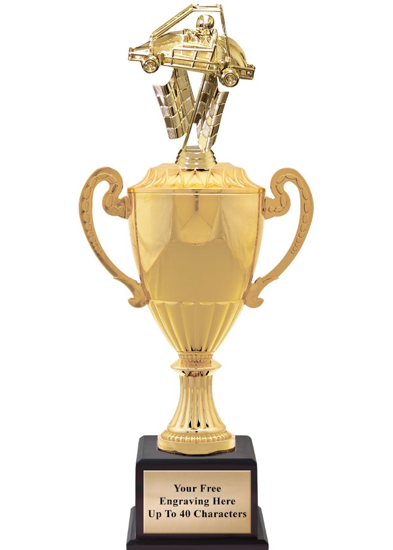 16 3/4" SOVEREIGN CUP W/FIGURE