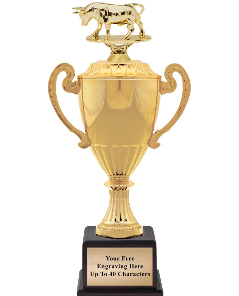 16 3/4" SOVEREIGN CUP W/FIGURE