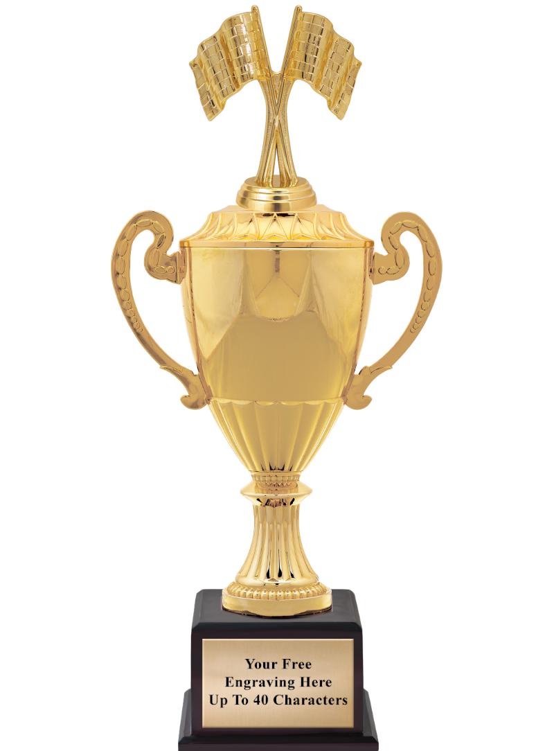 16 3/4" SOVEREIGN CUP W/FIGURE