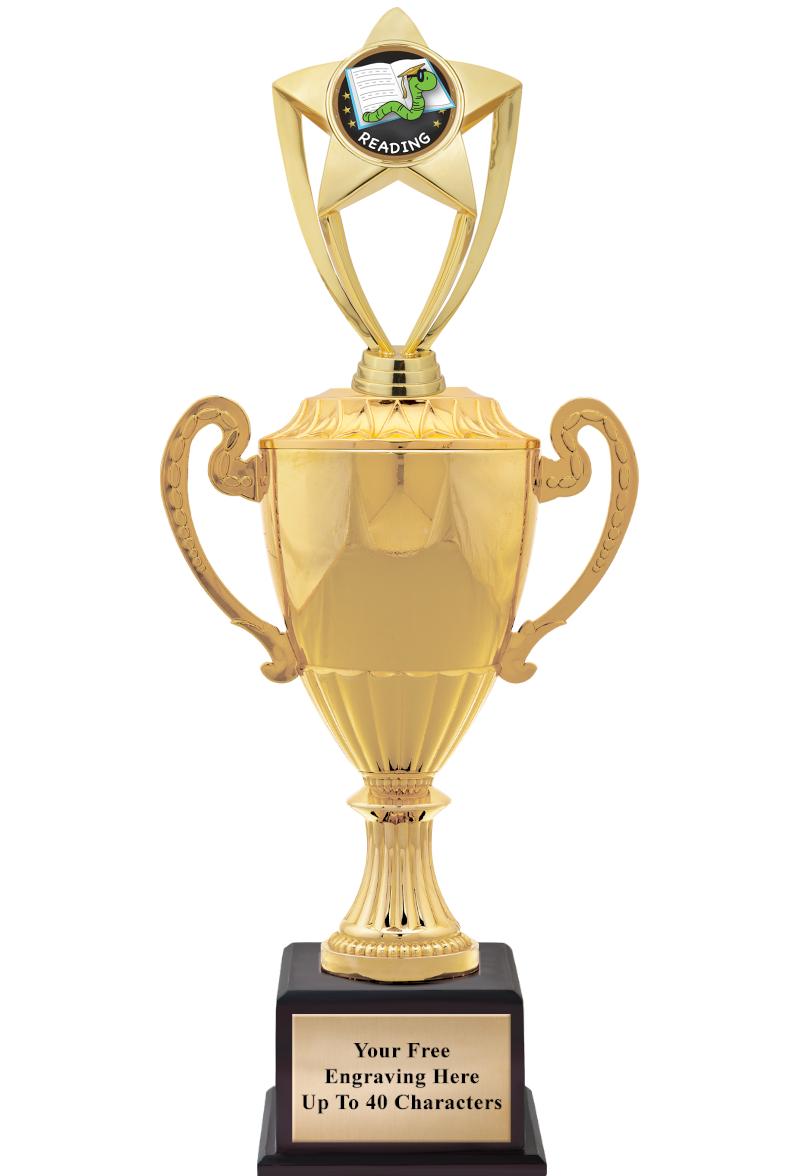 16 3/4" SOVEREIGN CUP W/FIGURE