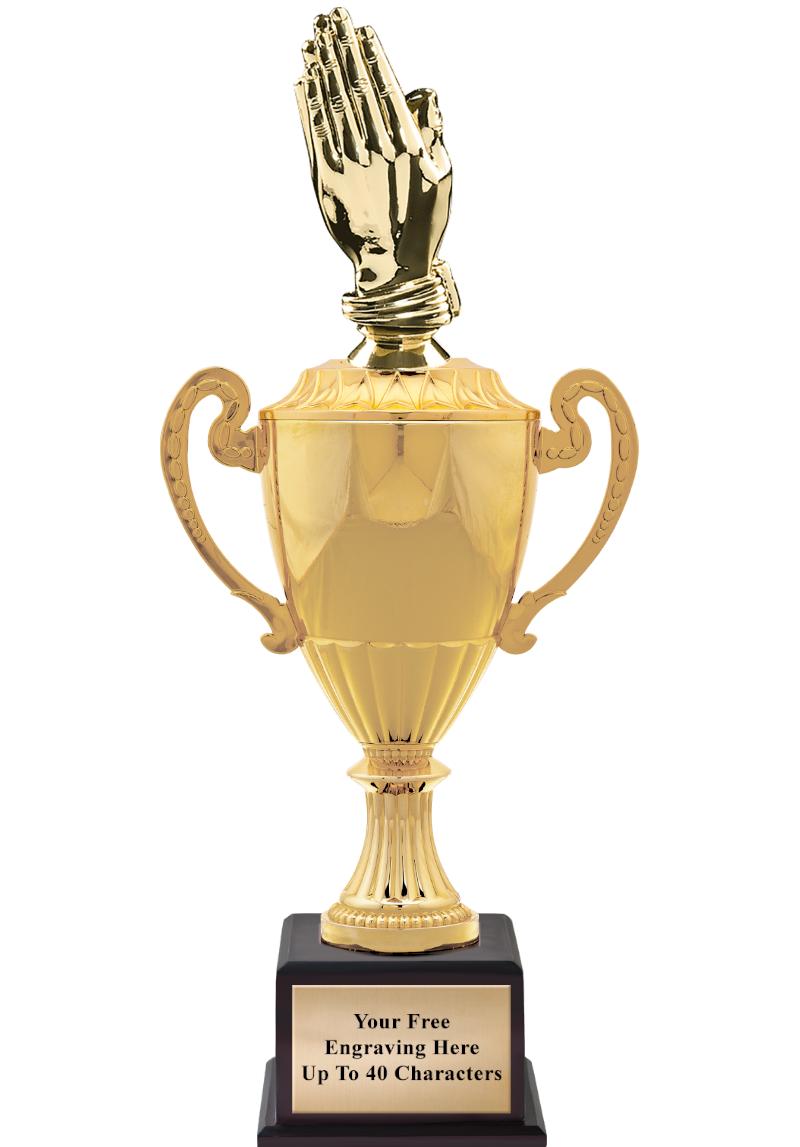 16 3/4" SOVEREIGN CUP W/FIGURE