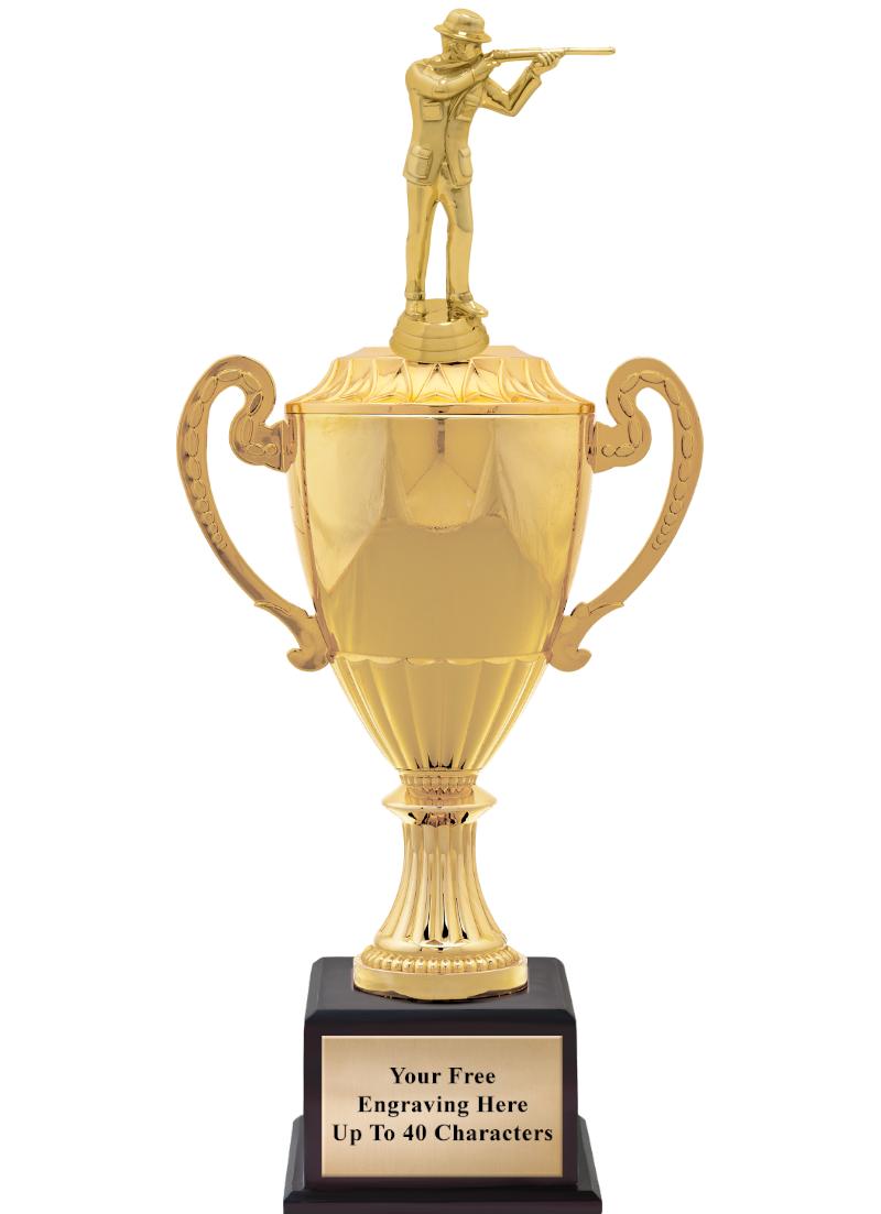 16 3/4" SOVEREIGN CUP W/FIGURE