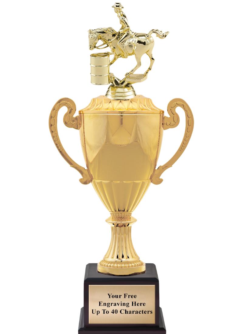 16 3/4" SOVEREIGN CUP W/FIGURE