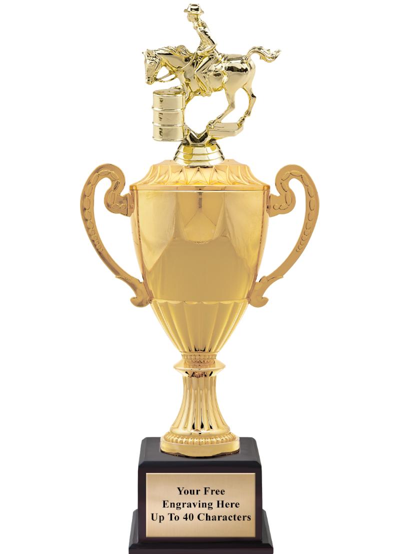 16 3/4" SOVEREIGN CUP W/FIGURE