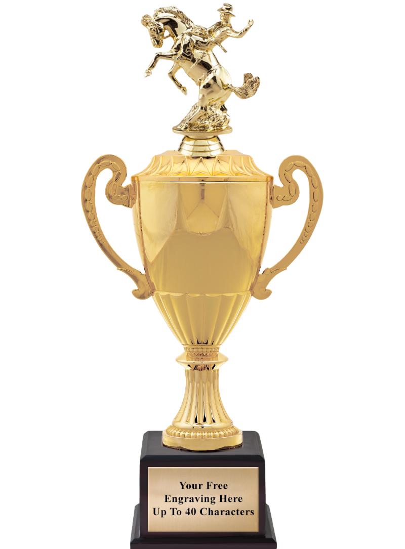 16 3/4" SOVEREIGN CUP W/FIGURE