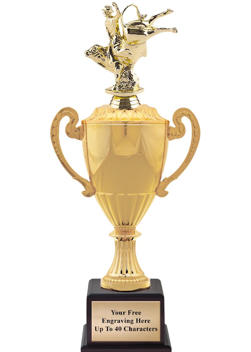 16 3/4" SOVEREIGN CUP W/FIGURE