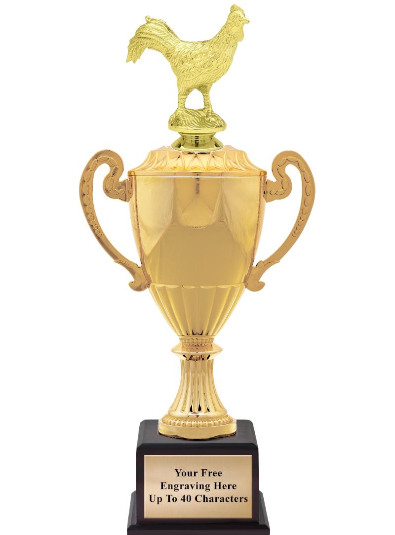 16 3/4" SOVEREIGN CUP W/FIGURE