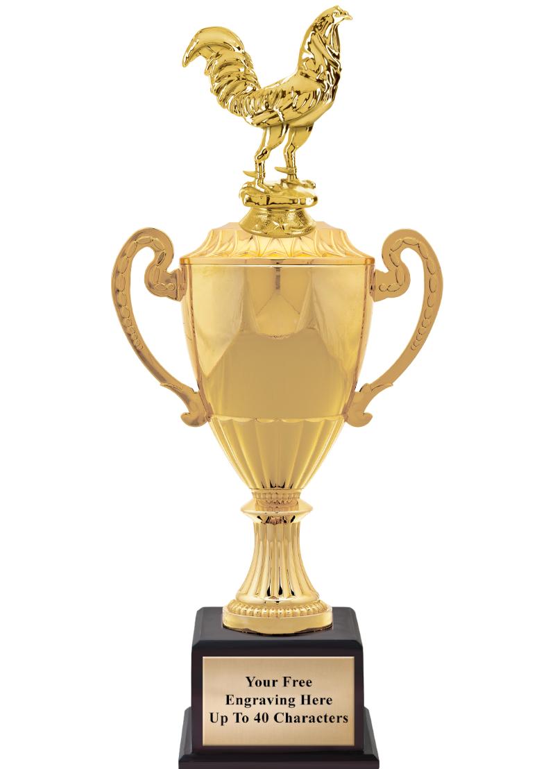 16 3/4" SOVEREIGN CUP W/FIGURE