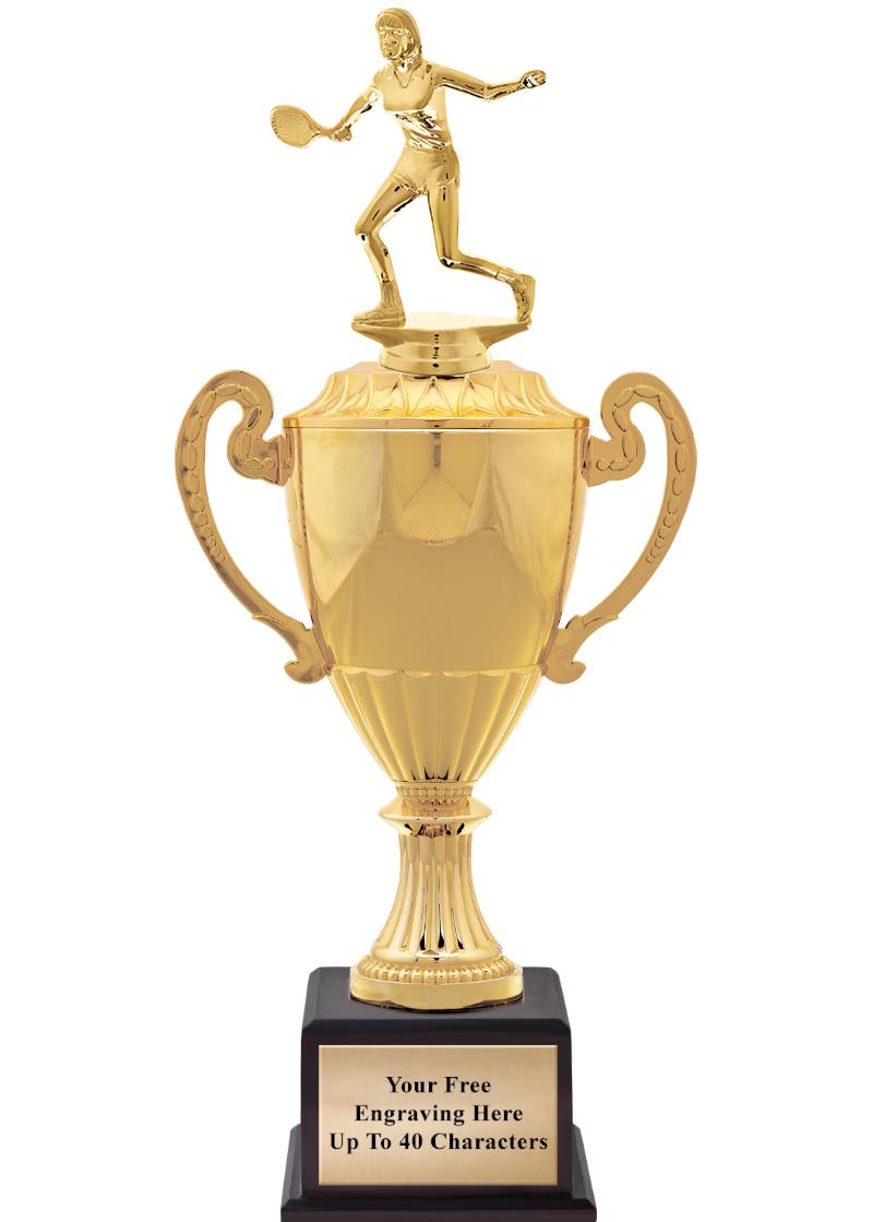 16 3/4" SOVEREIGN CUP W/FIGURE