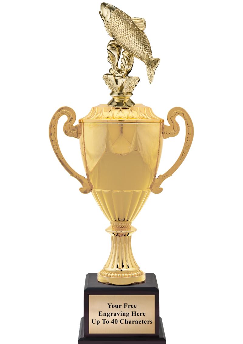 16 3/4" SOVEREIGN CUP W/FIGURE