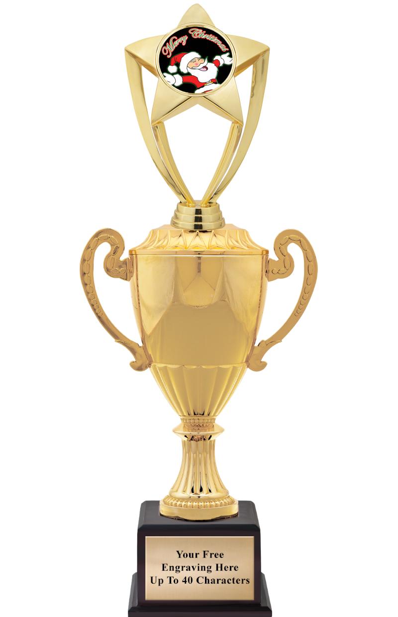 16 3/4" SOVEREIGN CUP W/FIGURE