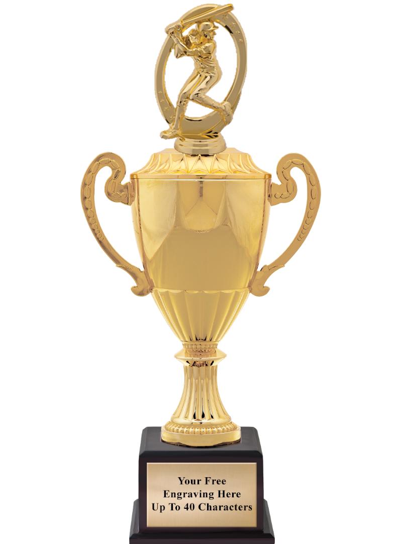 16 3/4" SOVEREIGN CUP W/FIGURE