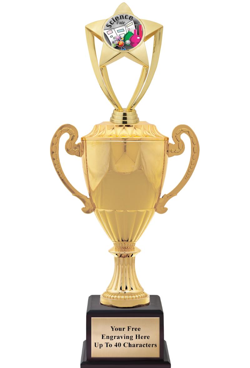 16 3/4" SOVEREIGN CUP W/FIGURE