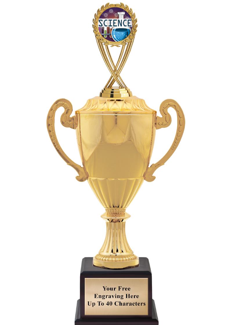 16 3/4" SOVEREIGN CUP W/FIGURE