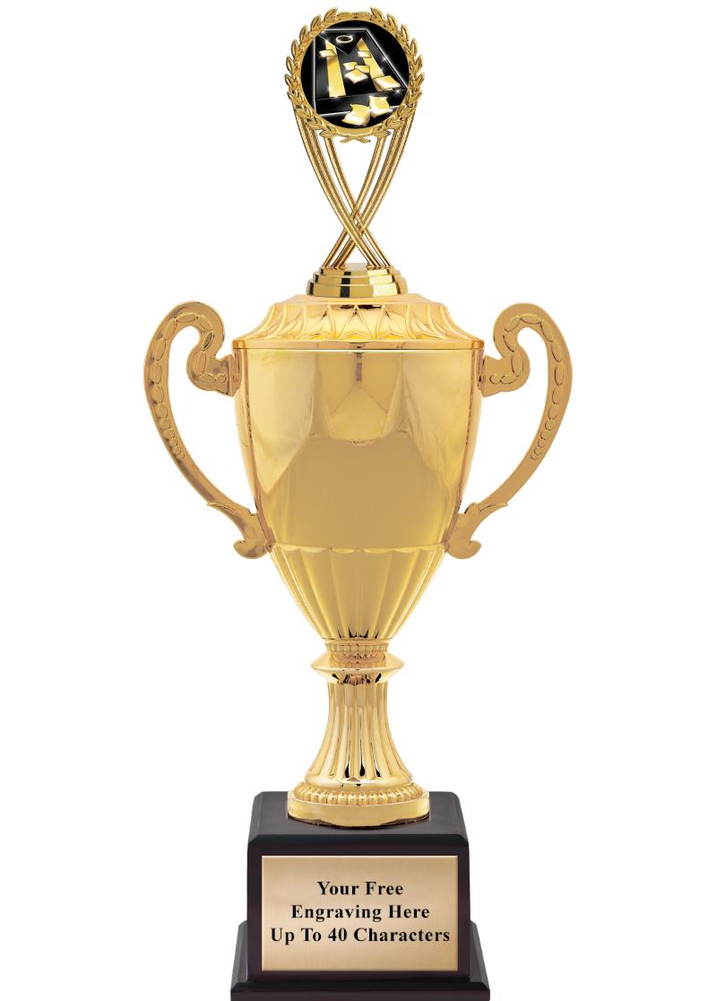 16 3/4" SOVEREIGN CUP W/FIGURE